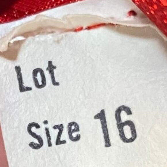 Vintage 80s Brocade Midi Dress Embossed Floral Pattern Blouson Pleated Red 10 - Picture 10 of 11